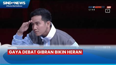 Gaya Debat Gibran Bikin Heran Gibran Kerap Sindir Mahfud Md Youtube