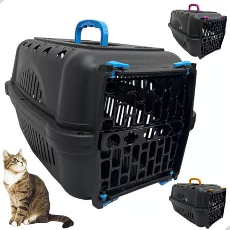 Caixa De Transporte Para Viagens Cachorro Gato Coelho N Cor Azul