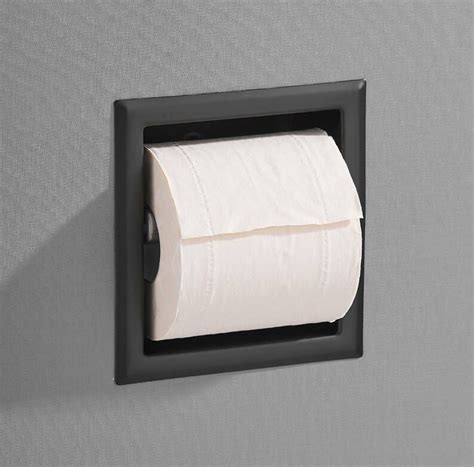 Saniclear Nero Inbouw Toiletrolhouder Mat Zwart Sanitair Nl