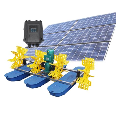 Buy Solar Cell Impeller Type Paddle Wheel Aerator For Fish Shrimppond