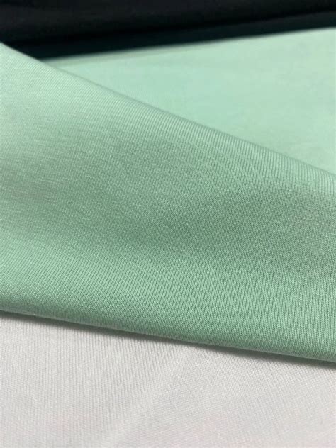 Plain Poly Cotton Knitted Fabrics Plain Solids Green At Rs 315 Kg In