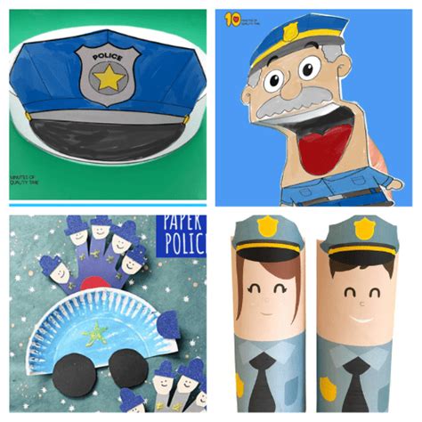 8 Easy And Fun Police Crafts For Preschoolers Frosting And Glue Easy