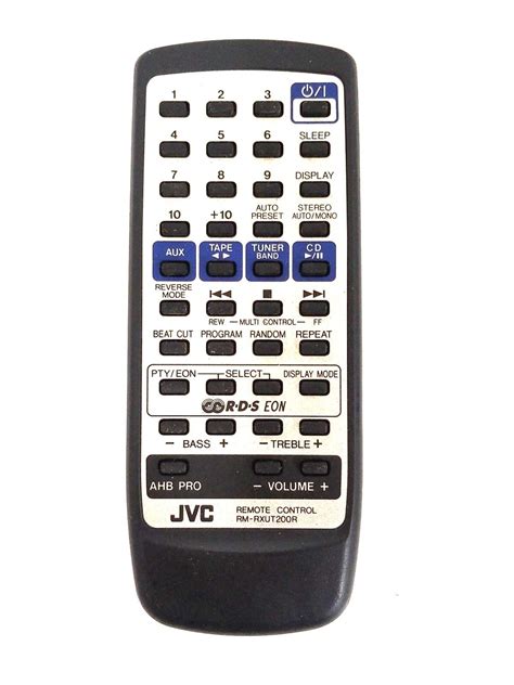 JVC RM RXUT200R Audio System Remote Control UX T200R EBay