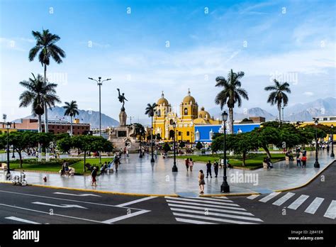 The Plaza De Armas Trujillo La Libertad Region Peru Stock Photo Alamy