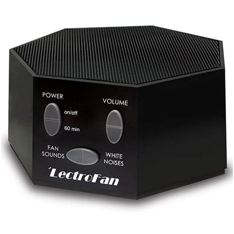 LectroFan - Fan Sound & White Noise Sound Machine, Black - Walmart.com