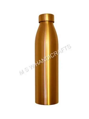 Plain Round Dr Copper Bottle Screw Capacity 1 Ltr At 320 Piece In