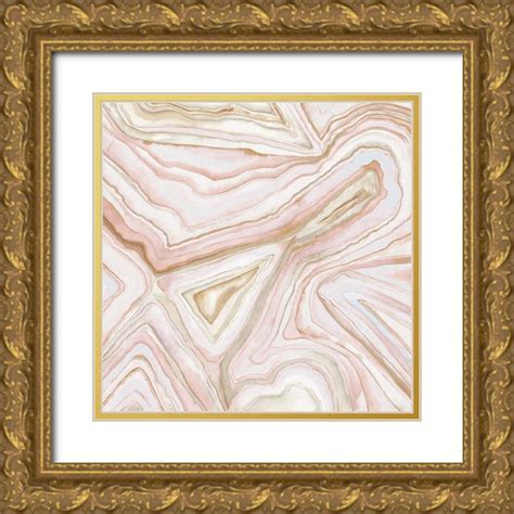 Meagher Megan 20x20 Gold Ornate Wood Framed With Double Matting Museum