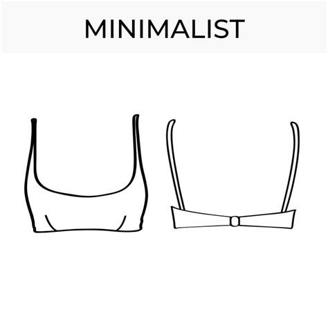 Bikini Pattern Top Minimalist Diy Bikini Bikini Design Club