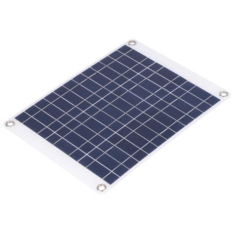 Qiilu Kit De Charge De Panneau Solaire Panneau Solaire 15w Durable Sensible 3 Type Connexion