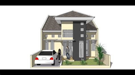 Sketchup Tutorial Membuat Rumah Minimalis 2 Lantai Kayu Imagesee