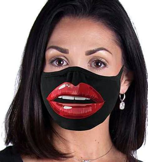 Sexy Red Lips Face Mask Red Lips Face Mask Face Mask Etsy