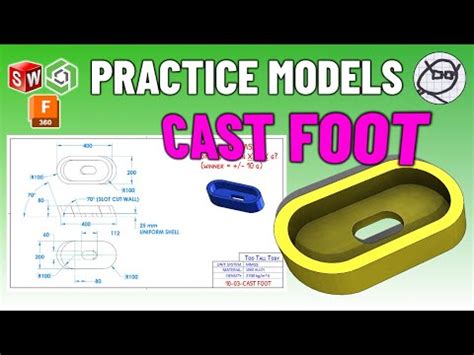 SOLIDWORKS Practice Onshape Practice Fusion 360 Practice Exercises