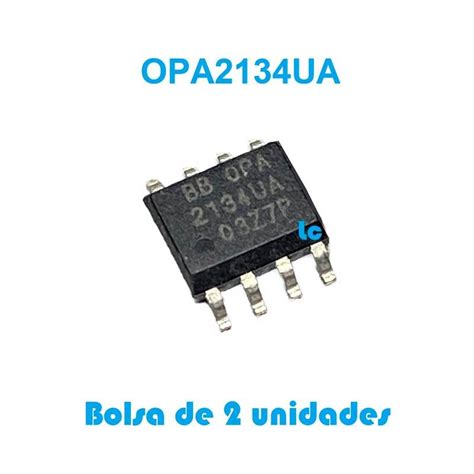 Circuito Integrado OPA2134UA Amplificador Operacional Dual SMD SOP8