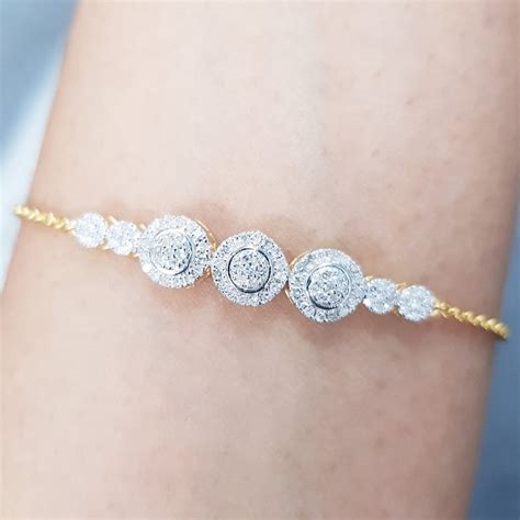 Diamond Bracelet Pave Diamond Natural 100% Gift for Her - Etsy