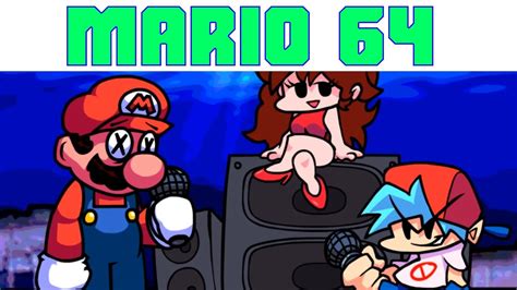 Friday Night Funkin Every Copy Of Mario 64 Is Personalized Fnf Mario Modhard Youtube