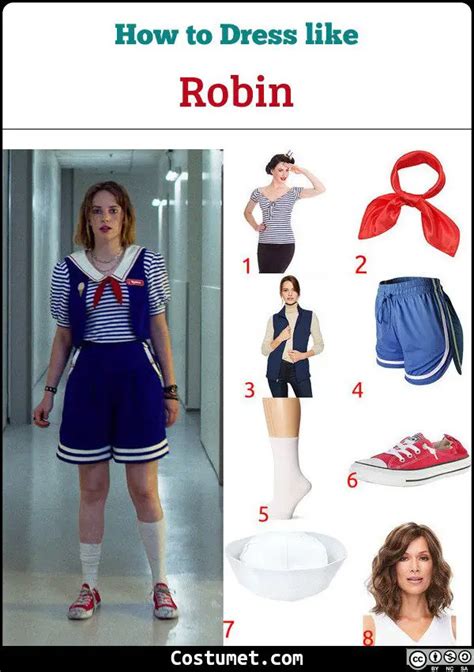 Steve & Robin / Scoops Ahoy (Stranger Things) Costume for Cosplay ...