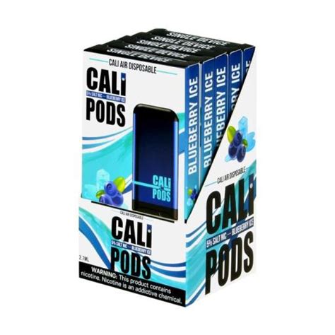 Cali Air Blueberry Ice Disposable Device Ziip Pods In Stock