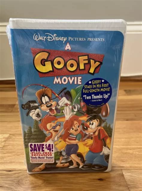 A Goofy Movie Vhs Walt Disney Home Video Clamshell Sealed New