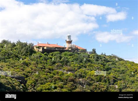 Sydney Australia Barrenjoey Heritage Lighthouse On Barrenjoey Headland