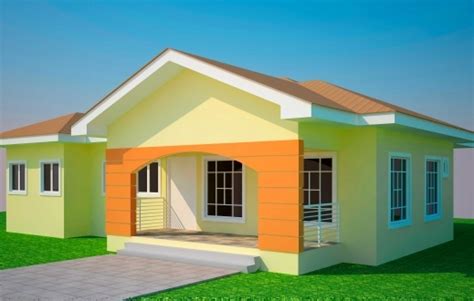 Stunning House Plans Ghana 3 Bedroom House Plan Ghana House Plans Ghana ...