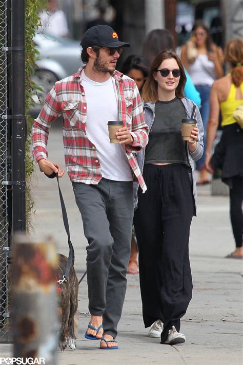 Adam Brody And Leighton Meester Bring Their Dogs Along On A Coffee Date