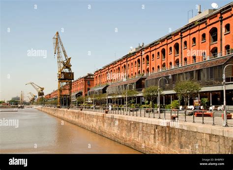 buenos aires puerto madero waterfront port dock argentina stock photo