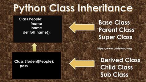 Python Class Inheritance Python Tutorial Codeloop