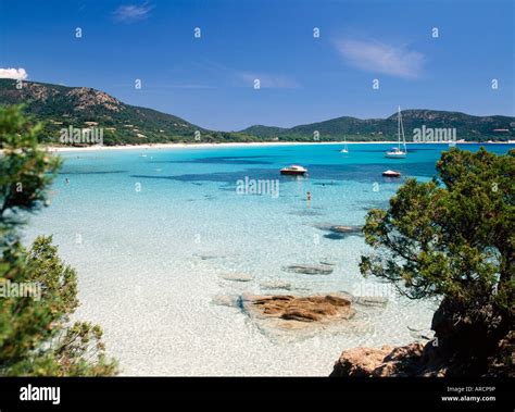 Palombaggia Beach, Porto Vecchio, Corsica, (France Stock Photo - Alamy