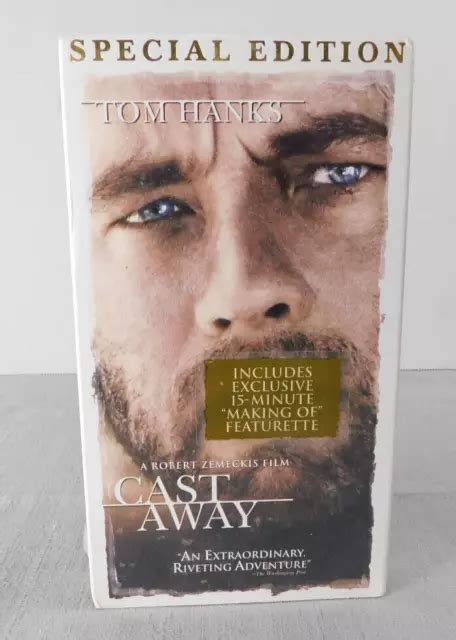 Cast Away Tom Hanks Vhs Special Edition Brand New Sealed