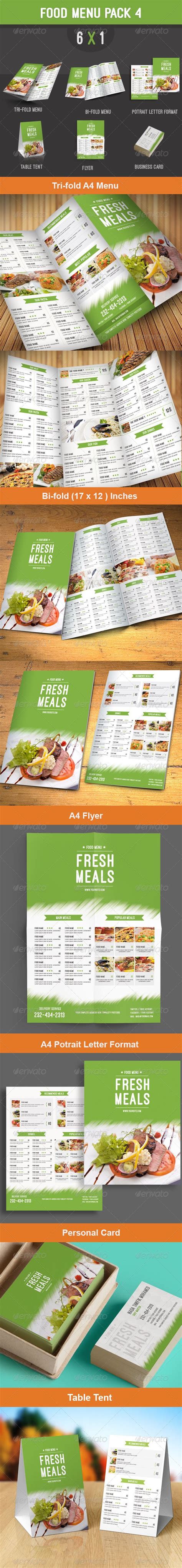 Food Menu Pack 4 Food Menu Restaurant Menu Design Food Menu Template