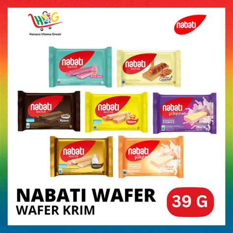 Jual NABATI Wafer All Varian 39g Shopee Indonesia