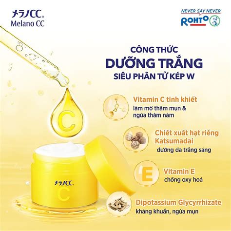 Kem Dưỡng Melano Cc Whitening Gel Trắng Da Mờ Thâm Sạm