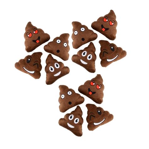 Buy Emoji Poop Pillow 5" Plush Assorted- 12 Pack - Party Favors, Goody ...