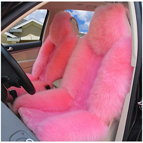 Shop Pink Fuzzy Car Seat Covers For A Comfortable Ride