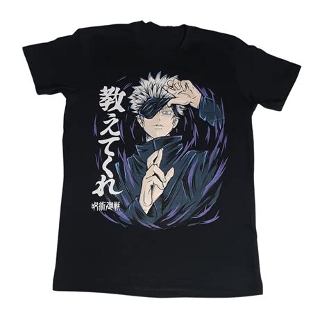 Camiseta Satoru Gojo Jujutsu Kaisen Camiseteria Gêmeas do Cadu