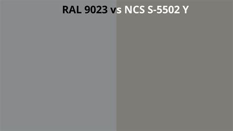 Ral 9023 Vs Ncs S 5502 Y Ral Colour Chart Uk