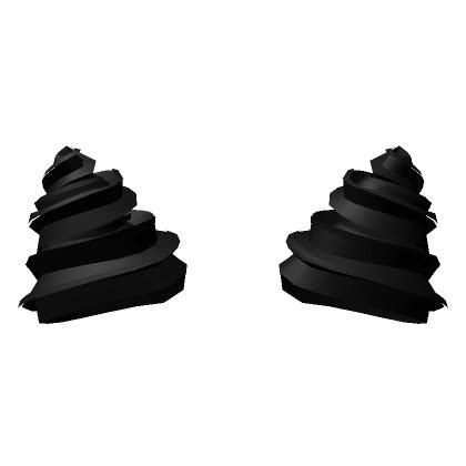 Cat Ears Hair Extension In Black Roblox