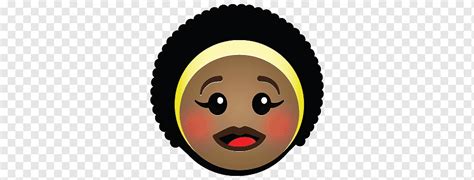 Smiley Emoticon Emoji Africa Heart Smiley Face Black Hair Heart Png