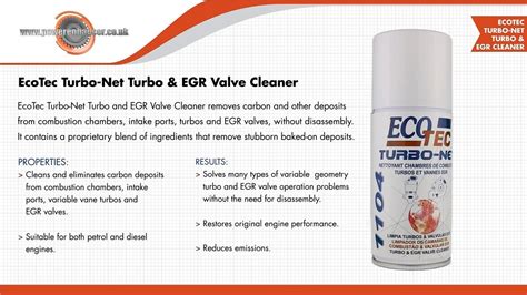 Ecotec Turbo Net Turbo Egr Valve Cleaner Aerosol Youtube