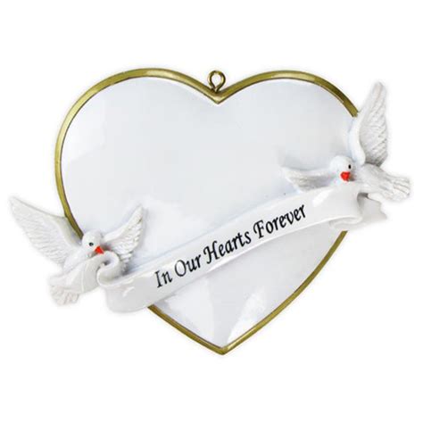 In Our Hearts Forever Personalized Ornament Retrofestive Ca