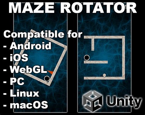 Maze Rotator Unity Puzzle Game By NeonSpaceFighter