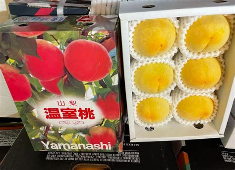 日本山梨縣溫室黃金桃 1盒5 6玉 Fruity Bobo