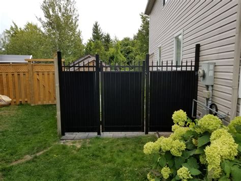 Aluminum Privacy Gate Aluminum Fence Panels Canada