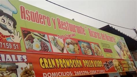 Carta de Asadero y Restaurante Ricuras del Ricaurte No 2 Ibagué