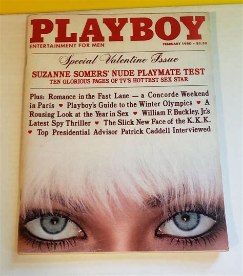 Mavin Playboy Magazine February Suzanne Somers