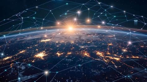 Premium Photo Interconnected Cities A Global Network Of Trade Routes