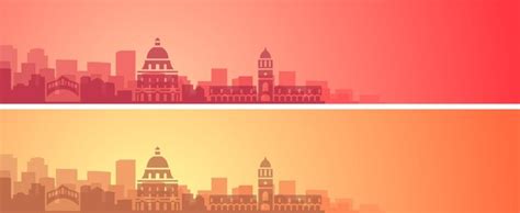 Premium Vector Oxford Beautiful Skyline Scenery Banner