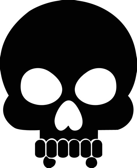 Skull Silhouette Vector 40866744 Vector Art At Vecteezy