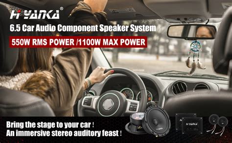 Amazon H Yanka Hcp Component Car Speakers Watt Car