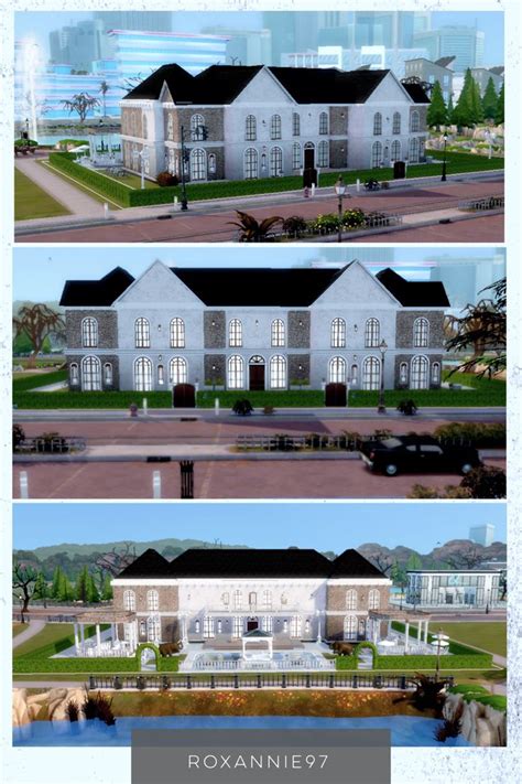 Sims 4 Mansion build #sims4build | Sims 4 build, Mansions, Building